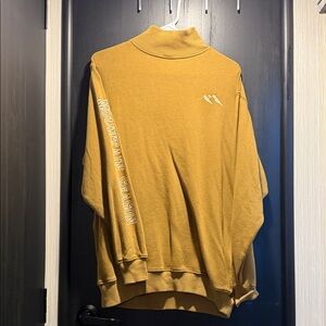 Mustard High-Neck Sweater